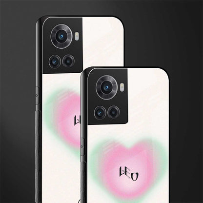 leo minimalistic back phone cover | glass case for oneplus 10r 5g
