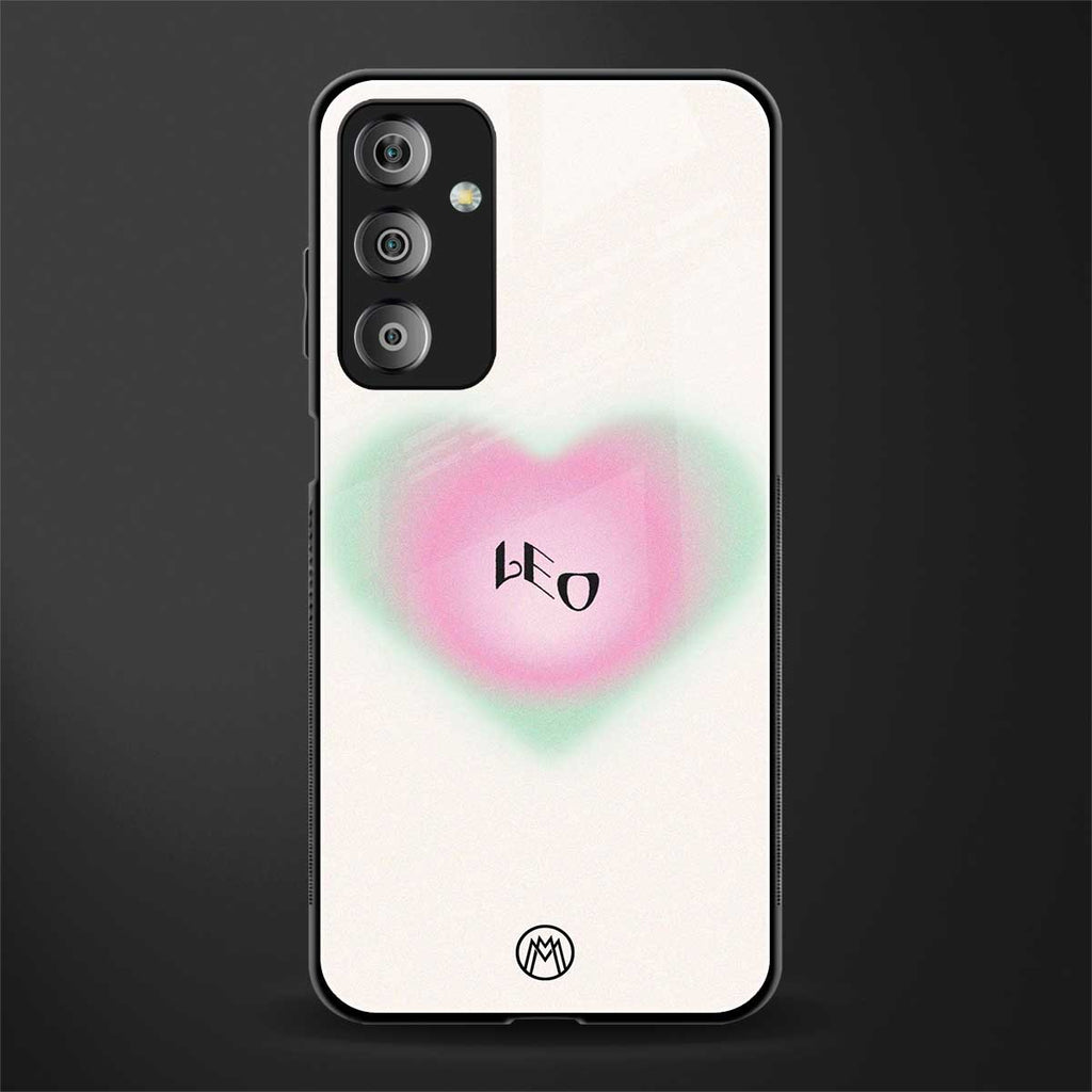 leo minimalistic back phone cover | glass case for samsung galaxy f23 5g