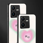 leo minimalistic back phone cover | glass case for vivo y22