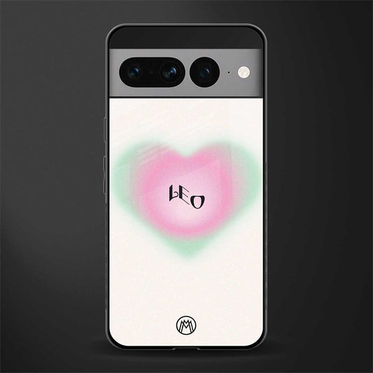 leo minimalistic back phone cover | glass case for google pixel 7 pro