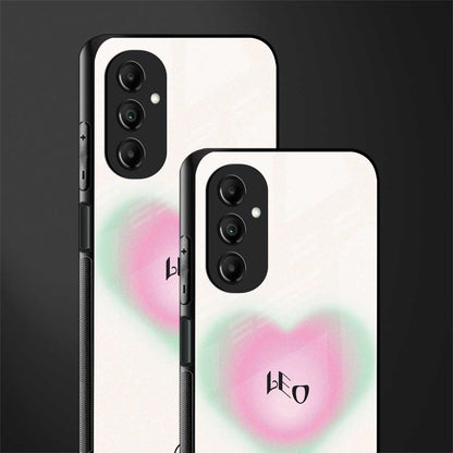 leo minimalistic back phone cover | glass case for samsung galaxy a14 5g