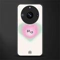 leo minimalistic back phone cover | glass case for realme 11 pro 5g