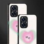 leo minimalistic back phone cover | glass case for realme c55