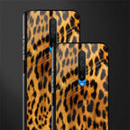 leopard fur glass case for poco x2 image-2