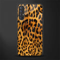 leopard fur glass case for oppo reno 3 pro image