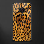 leopard fur glass case for vivo s1 pro image