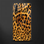 leopard fur glass case for vivo z1x image