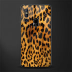 leopard fur glass case for vivo v15 image