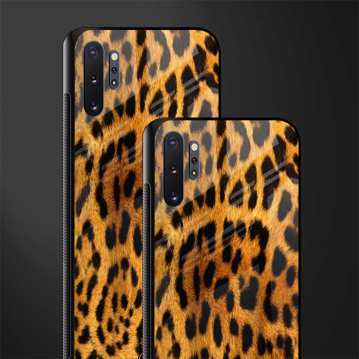 leopard fur glass case for samsung galaxy note 10 plus image-2