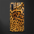 leopard fur glass case for samsung galaxy note 10 image