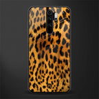 leopard fur glass case for redmi note 8 pro image