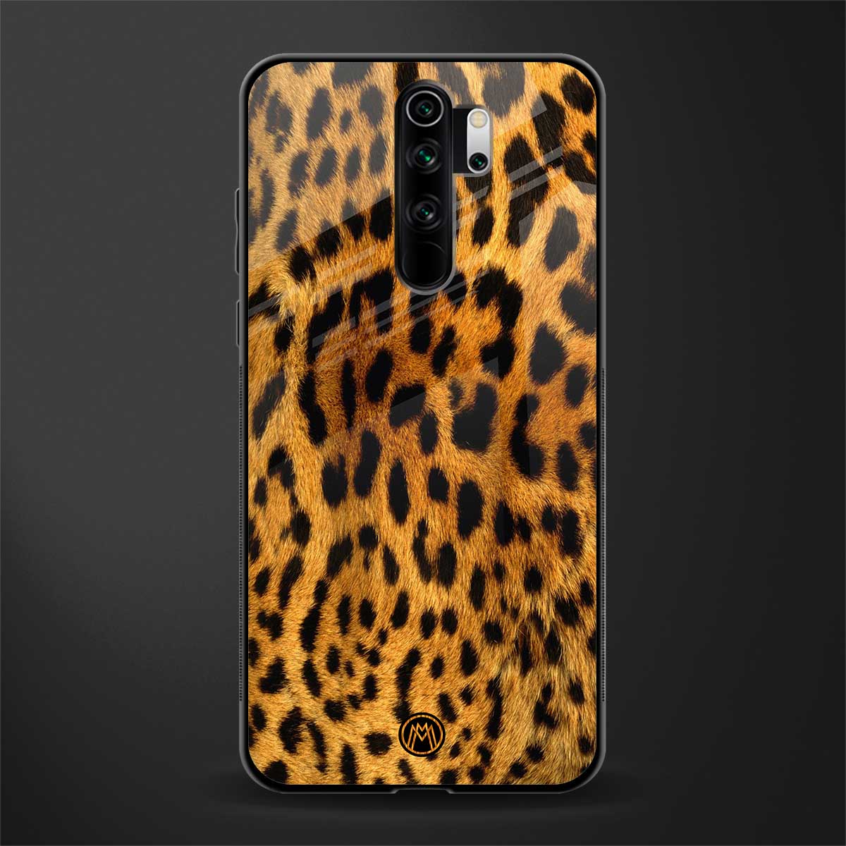 leopard fur glass case for redmi note 8 pro image