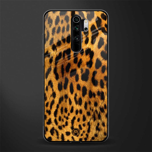 leopard fur glass case for redmi note 8 pro image