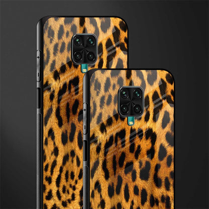 leopard fur glass case for redmi note 9 pro image-2