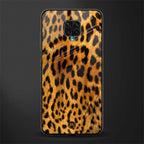 leopard fur glass case for poco m2 pro image