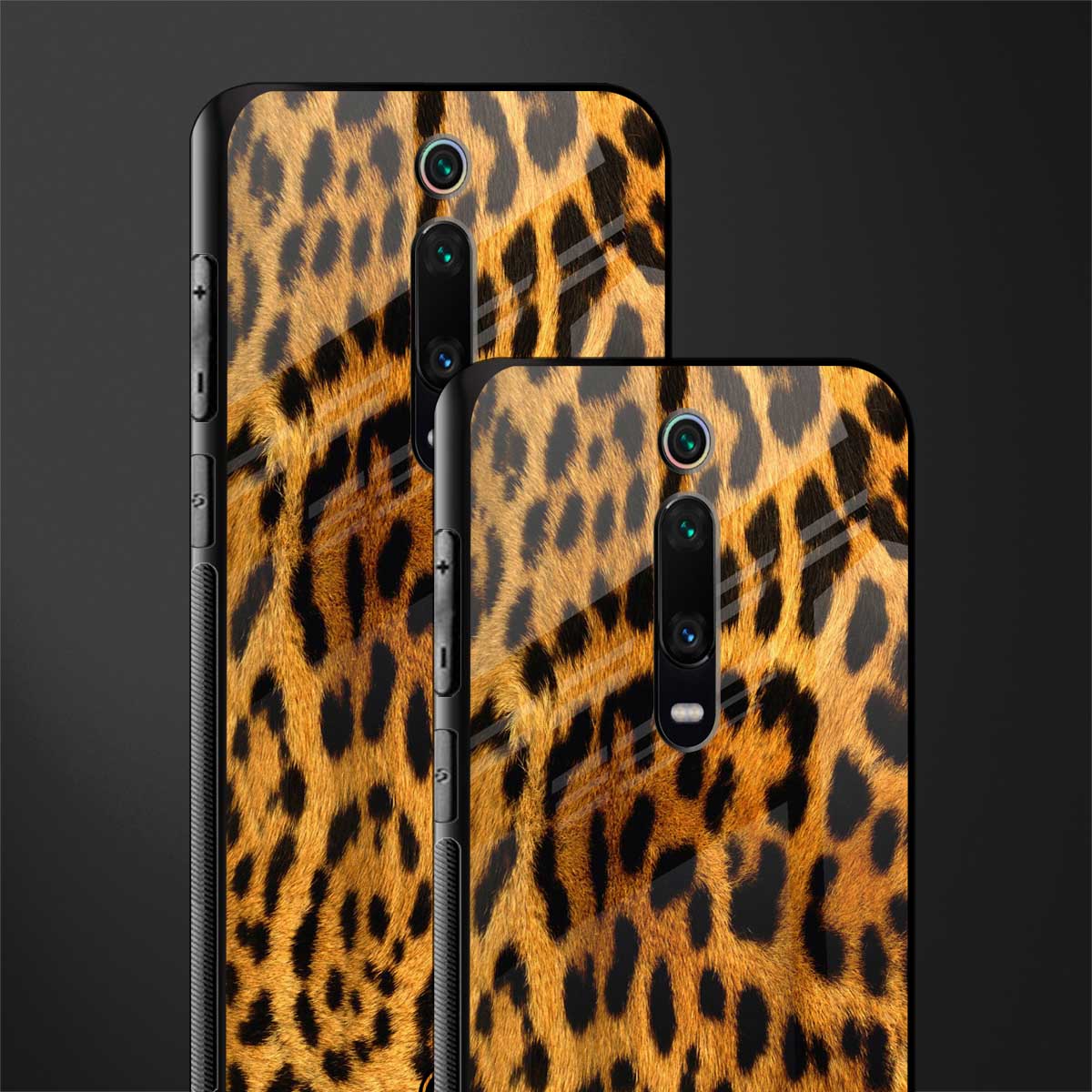 leopard fur glass case for redmi k20 pro image-2