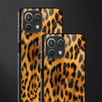 leopard fur glass case for mi 11 lite image-2