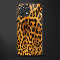leopard fur glass case for mi 11 lite image