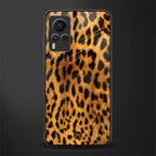 leopard fur glass case for vivo x60 pro image