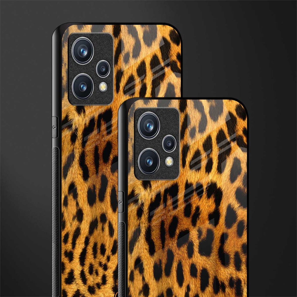 leopard fur glass case for realme 9 pro plus 5g image-2
