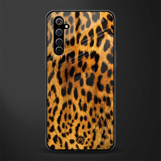 leopard fur glass case for realme x50 pro image