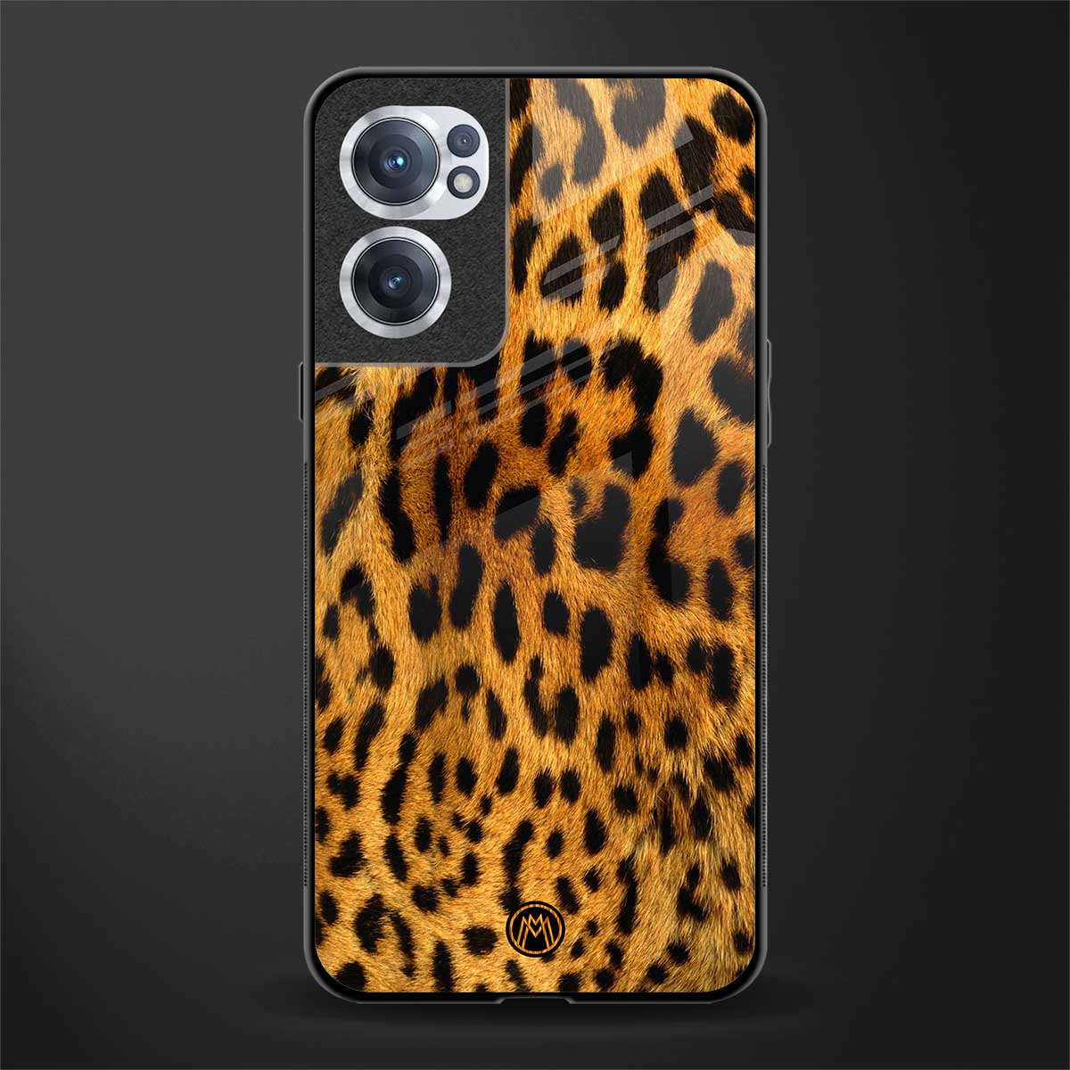 leopard fur glass case for oneplus nord ce 2 5g image