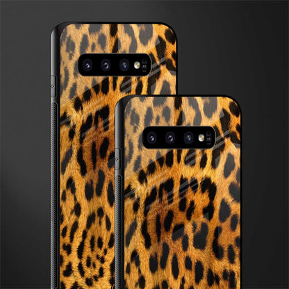 leopard fur glass case for samsung galaxy s10 image-2