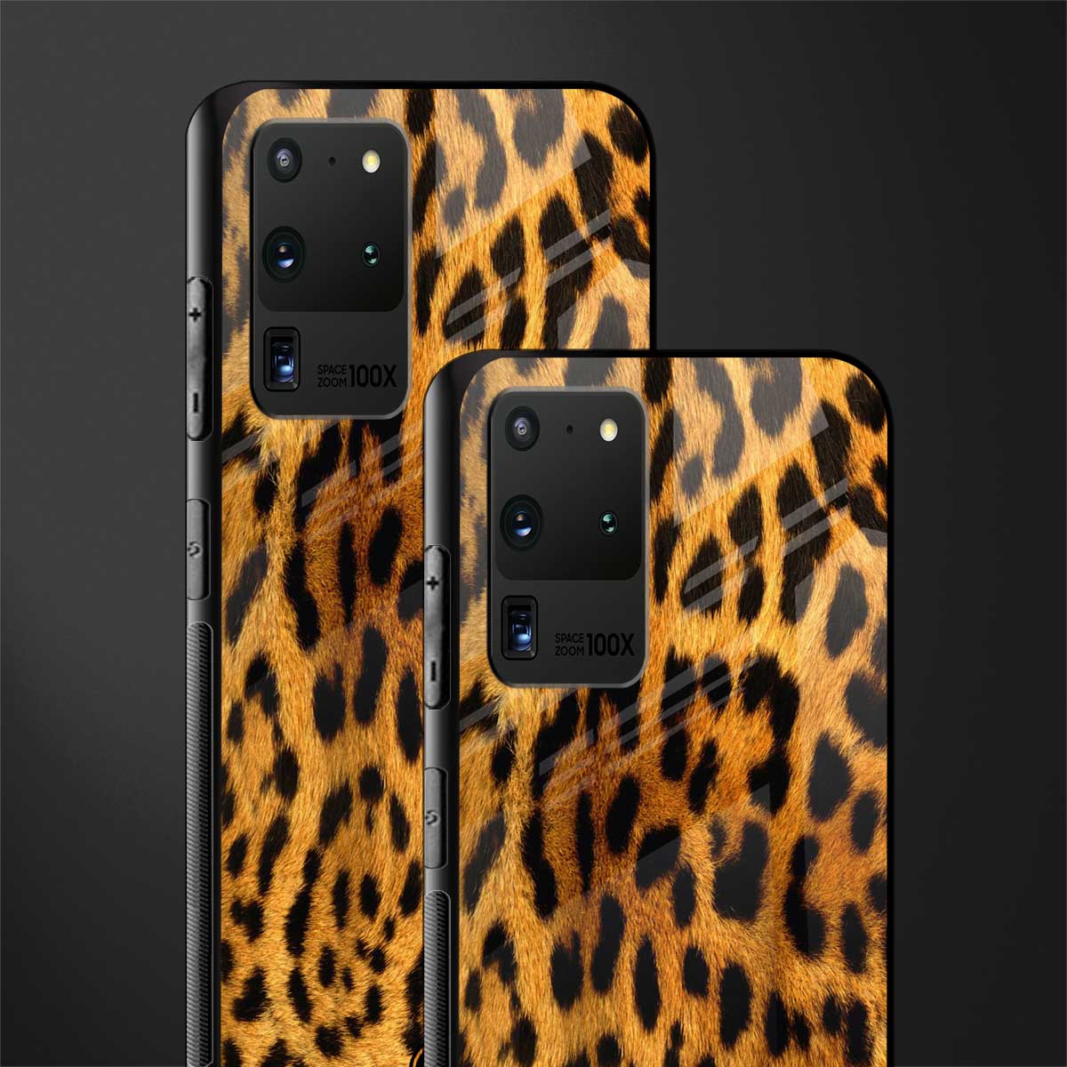 leopard fur glass case for samsung galaxy s20 ultra image-2