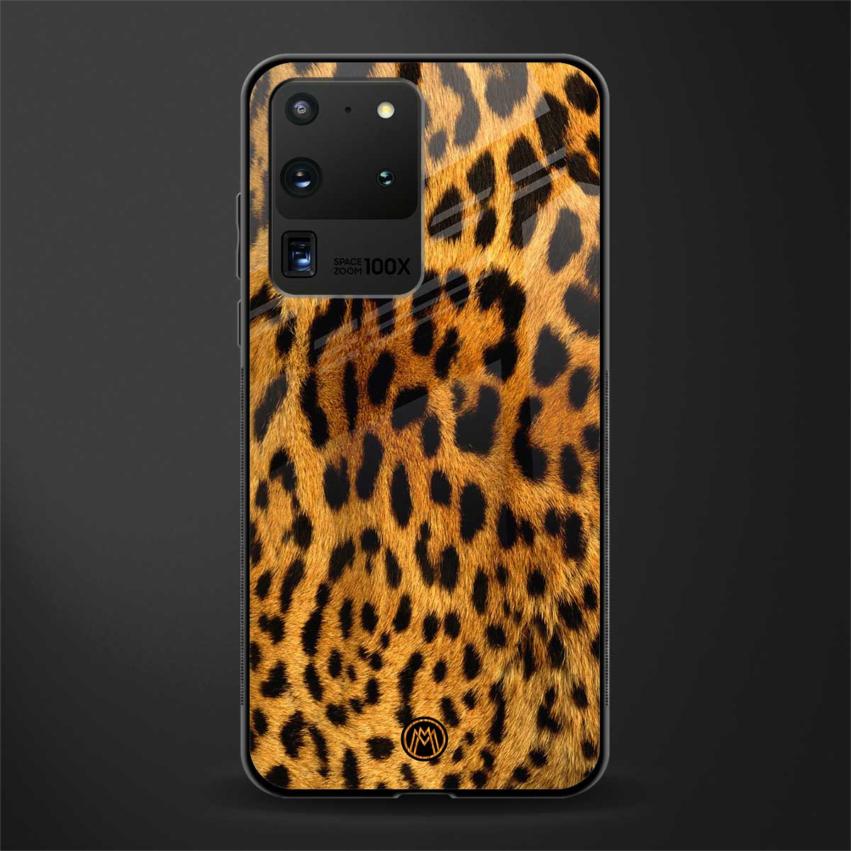 leopard fur glass case for samsung galaxy s20 ultra image