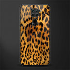 leopard fur glass case for redmi note 9 image