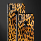 leopard fur glass case for vivo y93 image-2