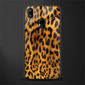 leopard fur glass case for vivo y93 image