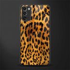 leopard fur glass case for samsung galaxy note 20 image