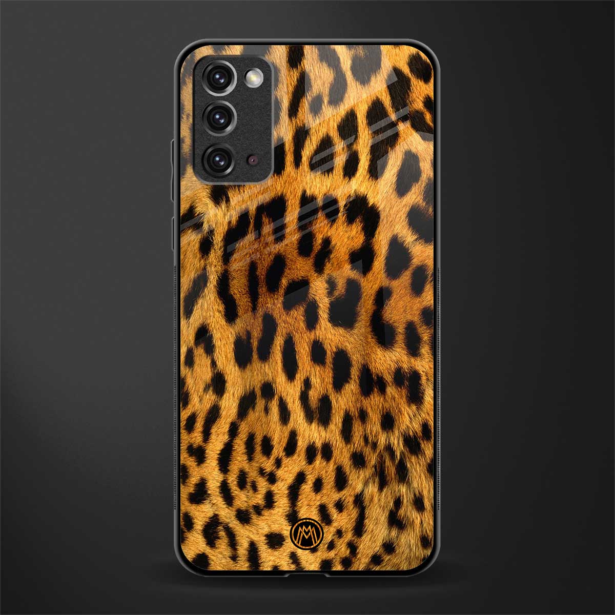 leopard fur glass case for samsung galaxy note 20 image