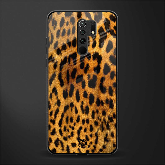 leopard fur glass case for poco m2 image