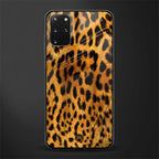 leopard fur glass case for samsung galaxy s20 plus image