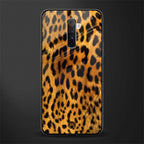 leopard fur glass case for realme x2 pro image