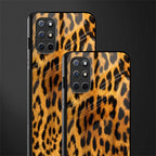 leopard fur glass case for oneplus 8t image-2