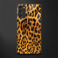 leopard fur glass case for samsung galaxy s20 fe image