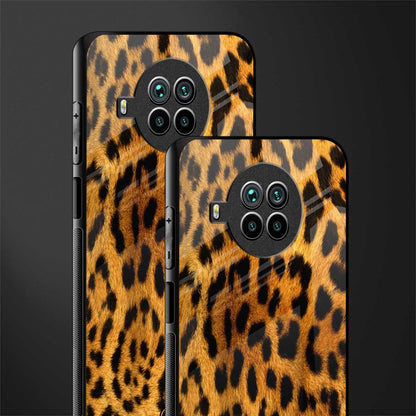 leopard fur glass case for mi 10i image-2