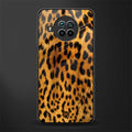 leopard fur glass case for mi 10i image