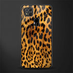 leopard fur glass case for redmi 9 image