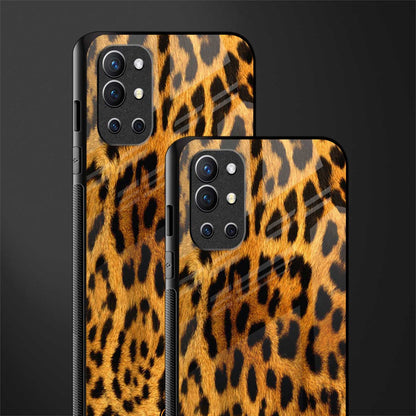 leopard fur glass case for oneplus 9r image-2