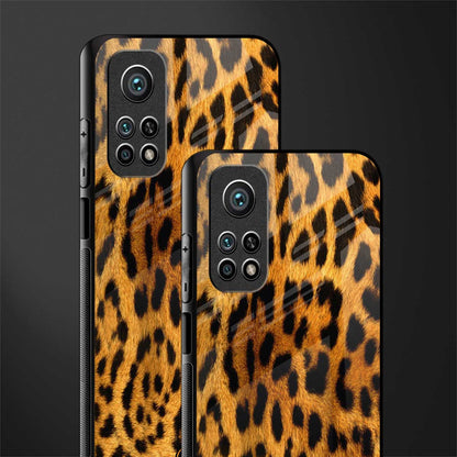 leopard fur glass case for mi 10t 5g image-2