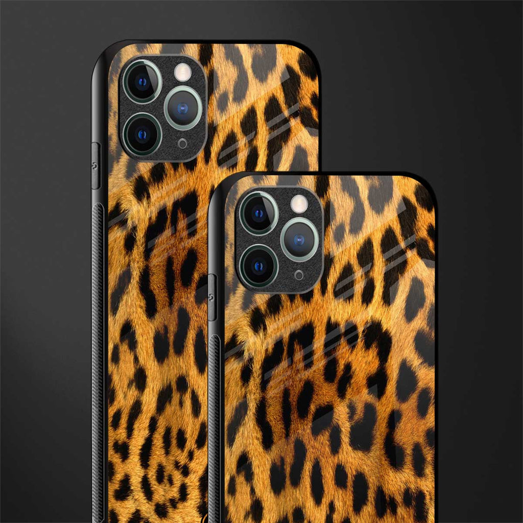 leopard fur glass case for iphone 11 pro max image-2