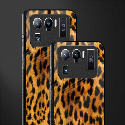 leopard fur glass case for mi 11 ultra 5g image-2