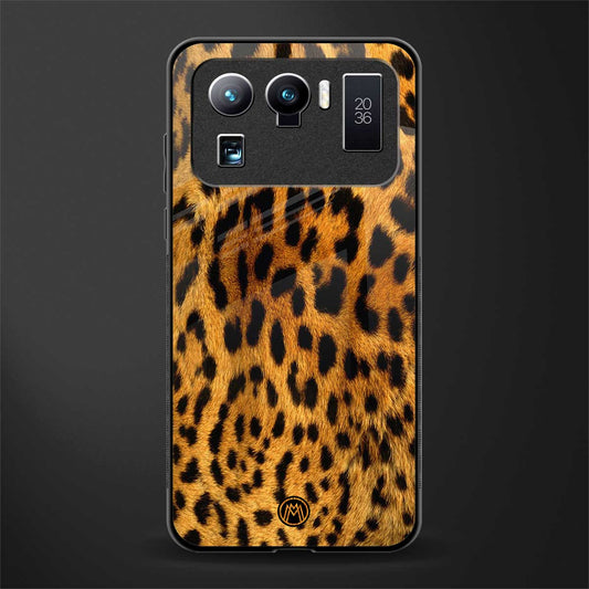 leopard fur glass case for mi 11 ultra 5g image