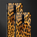 leopard fur glass case for oneplus 8 image-2