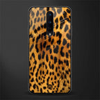 leopard fur glass case for oneplus 8 image