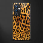 leopard fur back phone cover | glass case for oneplus 9